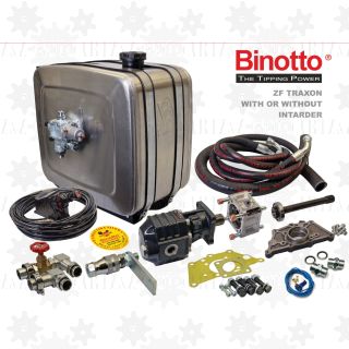 HYDRAULIKA WYWROTU BINOTTO DO CIĄGNIKA SIODŁOWEGO DAF IVECO MAN FORD ZF Traxon powyżej 500KM przystawka z przełożeniem