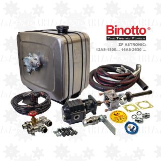 zestaw hydrauliczny Daf XF CF XG hydraulika do wywrotu naczepy wanny Binotto Hyva ETN Hewea do ciągnika siodłowego ZF automat Astronic