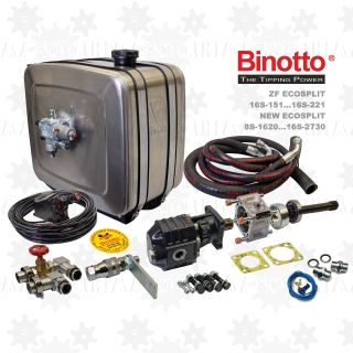 zestaw hydrauliczny Daf XF CF XG hydraulika do wywrotu naczepy wanny Binotto Hyva ETN Hewea do ciągnika siodłowego ZF manual skrzynia manualna ZF Ecosplit 16S-151 16S-221 oraz New Ecosplit 8S-1620 
16S-2730