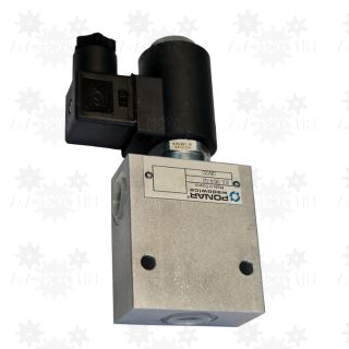 Elektrozawór zawór hydrauliczny 3 drożny przełączający z cewką 24V 