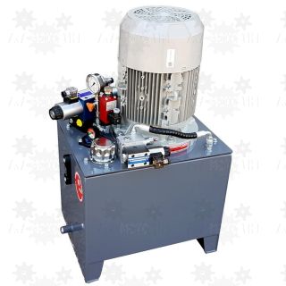 Stacja hydrauliczna dwupompowa do prasy 400V trójfazowy