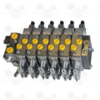 Rozdzielacz proporcjonalny 6 sekcyjny do dźwigu HDS o zmiennym wydatku z LS 12V 24V leśnego żurawia PWM