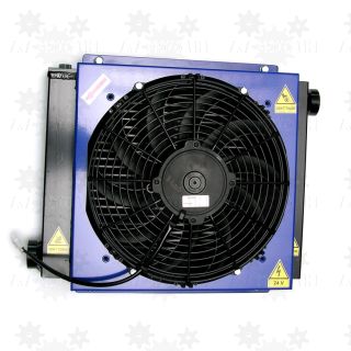 Chłodnica oleju hydraulicznego do koparki Wymiennik ciepła oleju hydraulicznego 160l/min: HY038.1-02A 12V, 350W OESSE GROUP Włochy radiator