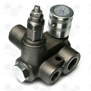 Dzielnik strumienia oleju hydrauliczny 80l/min z regulacją przepływu i ciśnienia