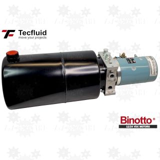 ELEKTROPOMPA 12V agregat zasilacz hydrauliczny wysokociśnieniowy 240 bar do najazdów tecfluid binotto
