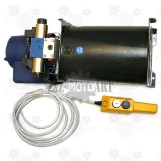 Elektryczna pompa do hydrauliki 24V - 2 funkcyjna (1 siłownik dwukierunkowy)