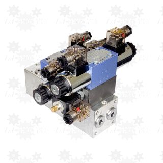 Rozdzielacz hydrauliczny do pługa śnieżnego 12V 2 sekcje + pływanie 