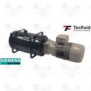 2,5kW Zasilacz hydrauliczny 400V 11,6l/min elektro pompa ze zbiornikiem 23L TecFluid siemens
