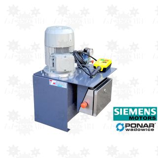 Zasilacz hydrauliczny do podnośnika 4kW Zasilacz hydrauliczny z rozdzielaczem 1 sekcja sekcji, 400V siemens ponar wadowice kaseta sterownicza pilot