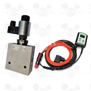 Elektrozawór do sterowania regulacji prędkości obrotów silnika hydraulicznego 110L 24V Ponar 