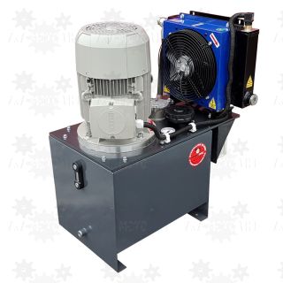 5,5KW ZASILACZ HYDRAULICZNY DO PRASY 400V DWUPOMPOWY