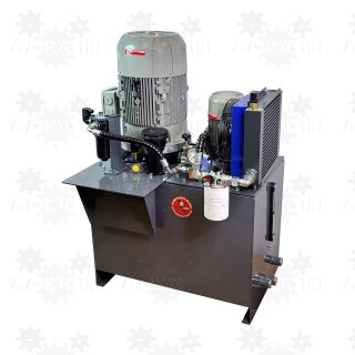 Zasilacz hydrauliczny przemysłowy do prasy z pompą tłoczkową sygnałową 40l/min i chłodnicą 