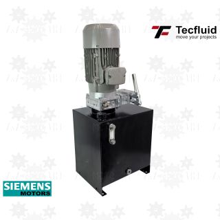 1,6KW Zasilacz hydrauliczny kompaktowy 30L 400V z pompą ręczną PMS do siłownika jednostronnego działania