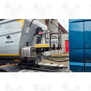 Montaż hydrauliki do naczepy wywrotki, silosa sterowanej radiem