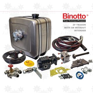 HYDRAULIKA WYWROTU BINOTTO DO CIĄGNIKA SIODŁOWEGO DAF IVECO MAN FORD ZF Traxon powyżej 500KM przystawka z przełożeniem