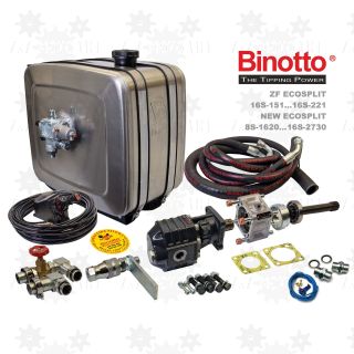 zestaw hydrauliczny Daf XF CF XG hydraulika do wywrotu naczepy wanny Binotto Hyva ETN Hewea do ciągnika siodłowego ZF manual skrzynia manualna ZF Ecosplit 16S-151 16S-221 oraz New Ecosplit 8S-1620 
16S-2730
