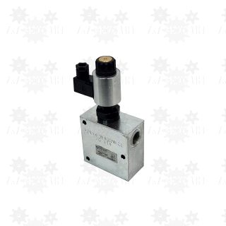 Regulator przepływu proporcjonalny z zaworem zwrotnym 3 drogowy ZWDUD 40L 24VDC Ponar ZWDUD10-03/40-M1-1274/SO763 sterowanie posuwem taśmy