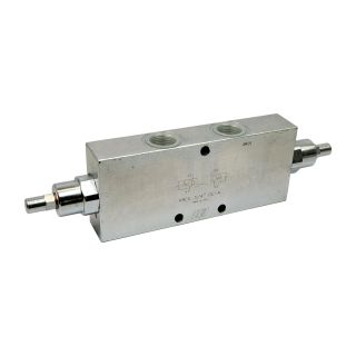 Zawór zwrotny sterowany bliźniaczy VBCD 3/4" REGULOWANY - zamek siłownika