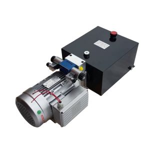 4KM 3kW Tani zasilacz hydrauliczny 230V z rozdzielaczem 24VDC