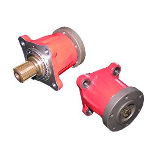 Adapter przystawki PTO, flansza pod wał kardana ISO fi=100mm frez zewn. (8x32x35) 