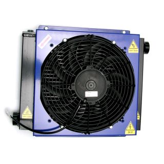 Chłodnica oleju hydraulicznego do koparki Wymiennik ciepła oleju hydraulicznego 160l/min: HY038.1-02A 12V, 350W OESSE GROUP Włochy radiator