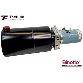 ELEKTROPOMPA 12V agregat zasilacz hydrauliczny wysokociśnieniowy 240 bar do najazdów tecfluid binotto

