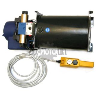 Elektryczna pompa do hydrauliki 24V - 2 funkcyjna (1 siłownik dwukierunkowy)