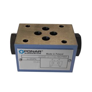 Zamek hydrauliczny warstwowy BLOKOWY NG6 zawór zwrotny sterowany bliźniaczy Z2S6 CETOP 3 ponar BOSCH rexroth 0811024105