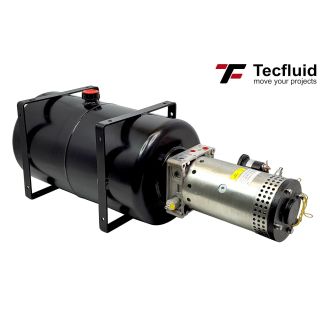 4KW elektropompa 24V zasilacz hydrauliczny z wentylatorem 250 bar do najazdów do małego dźwigu HDS