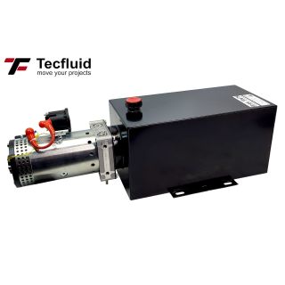 3KW zasilacz hydrauliczny 12V elektropompa z wentylatorem 220 bar do przewozu żywca agregat kompaktowy tecfluid binotto