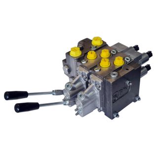 Rozdzielacz hydrauliczny 2 sekcyjny elektryczny proporcjonalny
