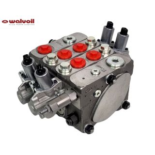 Rozdzielacz proporcjonalny Load Sense (LS) Walvoil 2 sekcyjny 160l/min 24V hds palfinger fassi, atlas