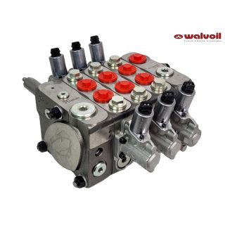 Rozdzielacz proporcjonalny z LS Load Sense Walvoil 3 sekcyjny do HDS Fassi 160l/min 24V