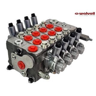 Rozdzielacz proporcjonalny Walvoil 4 sekcyjny do HDS Hiab 160l/min 24V