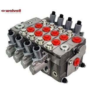 Rozdzielacz proporcjonalny Walvoil 4 sekcyjny do HDS Fassi 160l/min 12V