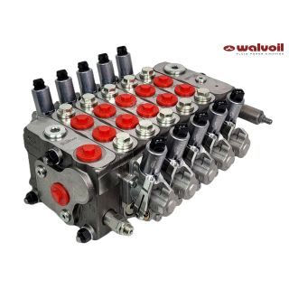 Rozdzielacz proporcjonalny z LS Load Sense Walvoil 5 sekcyjny do HDS Atlas 160l/min 12V