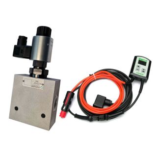 Elektrozawór hydrauliczny REGULATOR PRZEPŁYWU OLEJU ze sterowaniem 24V