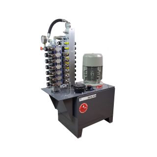 Zasilacz hydrauliczny dwupompowy 4KW 400V Siemens Ponar 15sekcji wielozadaniowy