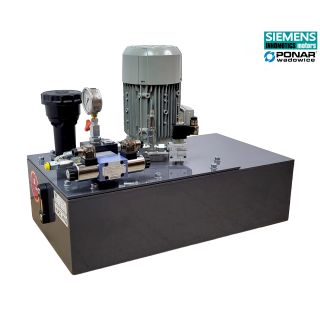 Mały zasilacz hydrauliczny do prasy z pompą tłoczkową