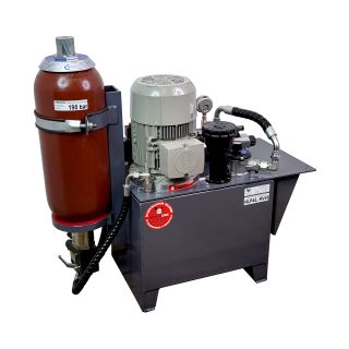 Zasilacz hydrauliczny z hydro akumulatorem 4KW zbiornik 60L 1 sekcja hydro akumulatorem 