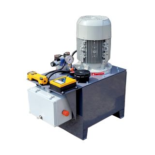 5,5 kW Zasilacz hydrauliczny do wywrotnicy sterowany radiowo z pilotem stacja hydrauliczna agregat siemens ponar