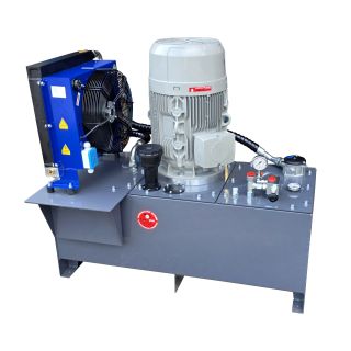 Mocny zasilacz hydrauliczny 22 KW do zadań uniwersalnych z chłodnicą oleju Siemens Oesse