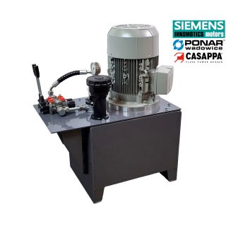 Zasilacz hydrauliczny 400V 5,5KW dwupompowy do prasy hydraulicznej