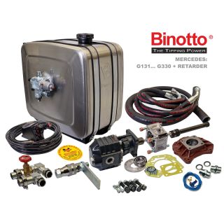 zestaw hydrauliczny Mercedes Actros Axor Antos Retarder hydraulika siłowa do wywrotu naczepy wanny Binotto Hyva ETN Hewea do ciągnika siodłowego automat 