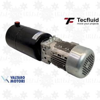 1,5kW Zasilacz hydrauliczny 230V 1,7 l/min elektro pompa ze zbiornikiem 10L TecFluid valtaro motori agregat
