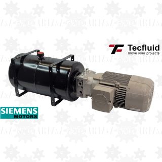 3,3kW Zasilacz hydrauliczny 400V 14,2l/min elektro pompa ze zbiornikiem 23L TecFluid Siemens