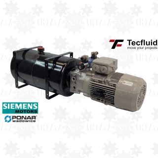 2,5kW Zasilacz hydrauliczny 400V 8 l/min z rozdzielaczem proporcjonalnym zbiornik 23L TecFluid Ponar Siemens